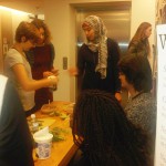 Arabic 101 students prepare an Egyptian breakfast