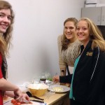 Preparing salad