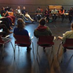 DAM musicians give a workshop to students