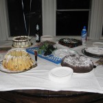 Dessert table with homemade sweets