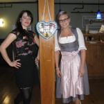 TAs Sabrina and Vroni prepare for Oktoberfest