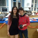 TAs Irene and Julieta pose before the action begins