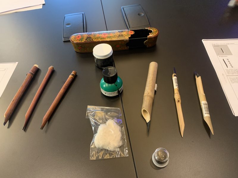 Arabic Calligraphy Workshop, Sep. 2021
